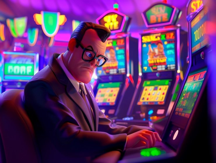 Mega Sevens slot game interface on selebtoto login showing reel layout and symbol pay table